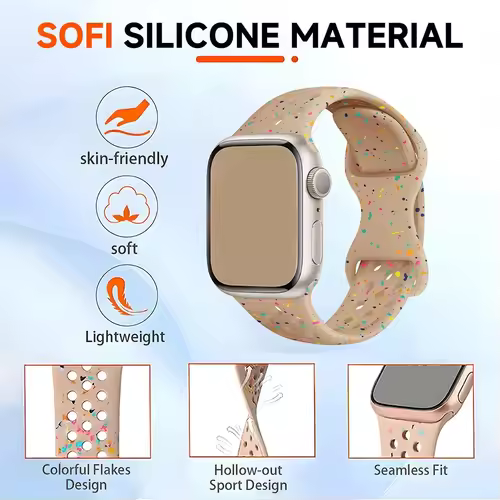 Sports Silicone Strap for Apple Watch Band Ultra 3 2 49mm 46mm 42mm 45mm 44mm 40 41mm Bracelet IWatch Series 11 10 9 8 7 6 SE 3 - Image 3