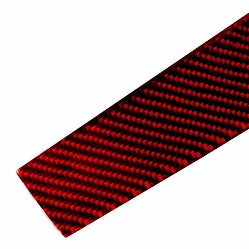 

ABS Red Carbon Fiber Interior Dashboard Panel Cover Trim Decor Sticker For Honda Civic 10Th Gen 2016 2017 2018 2019(LHD)