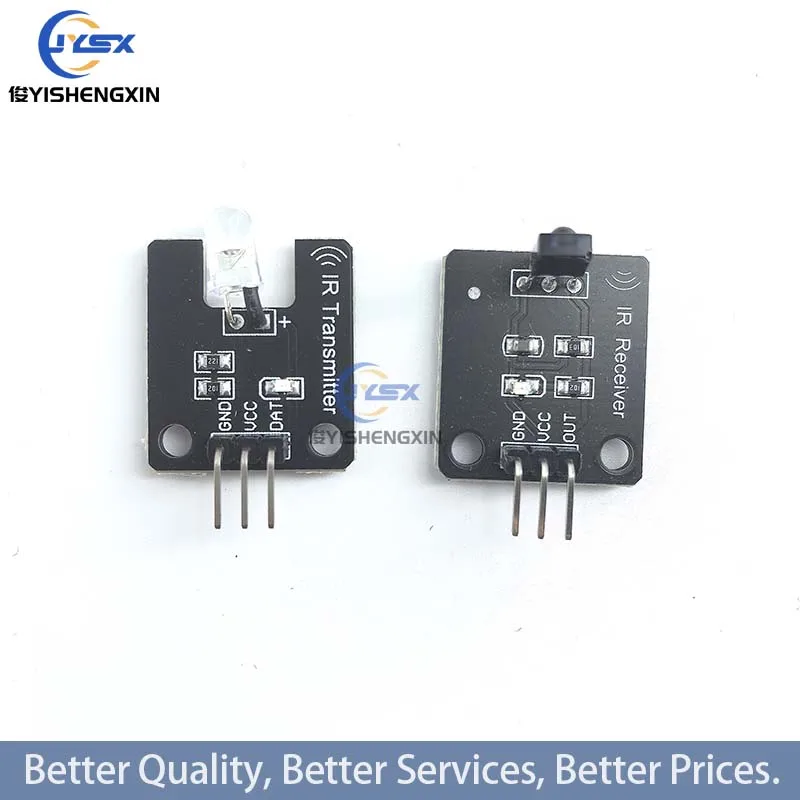 Modulo trasmettitore a infrarossi IR da 10 pezzi modulo sensore ricevitore a infrarossi digitale Ir 38khz per blocco da costruzione elettronico Arduino