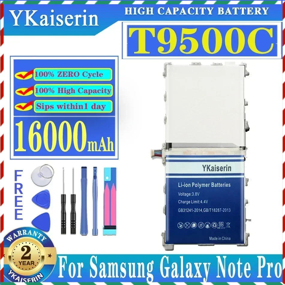 

Аккумулятор для планшета T9500E T9500C для Samsung Galaxy Note Pro 12,2 SM-P900 P901 P905 16000 мАч аккумулятор + Бесплатные инструменты