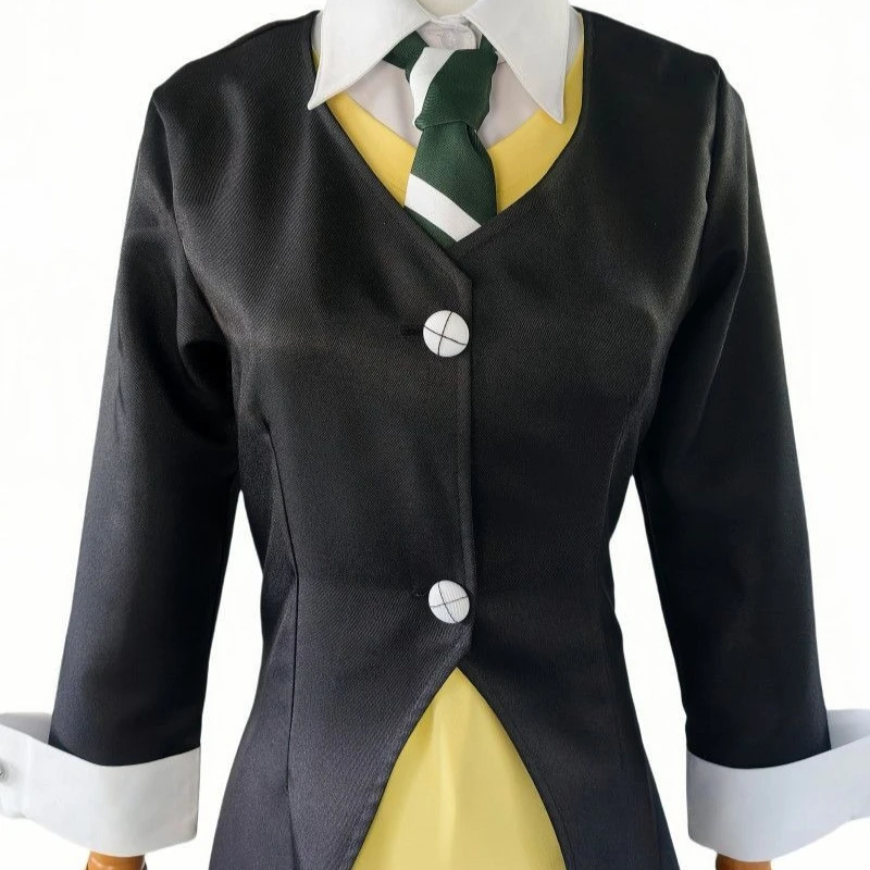Soul Eater Maka Albarn Cosplay Costume Jacket Coat Skirt Wig Set Anime Death Shokunin Girl Uniform Woman Sexy Party Suit view 5