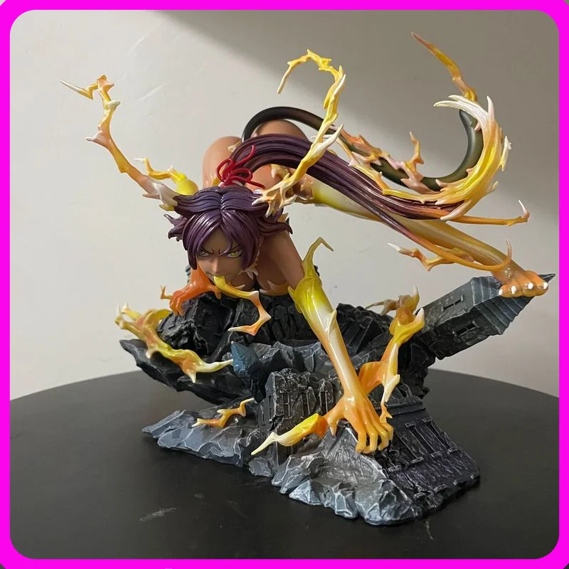 

Bleach Yoruichi ShihōIn Black Cat 23cm Form Anime Figure Model Statue Collection Desktop Decoration Ornament Toy Gift For Fans