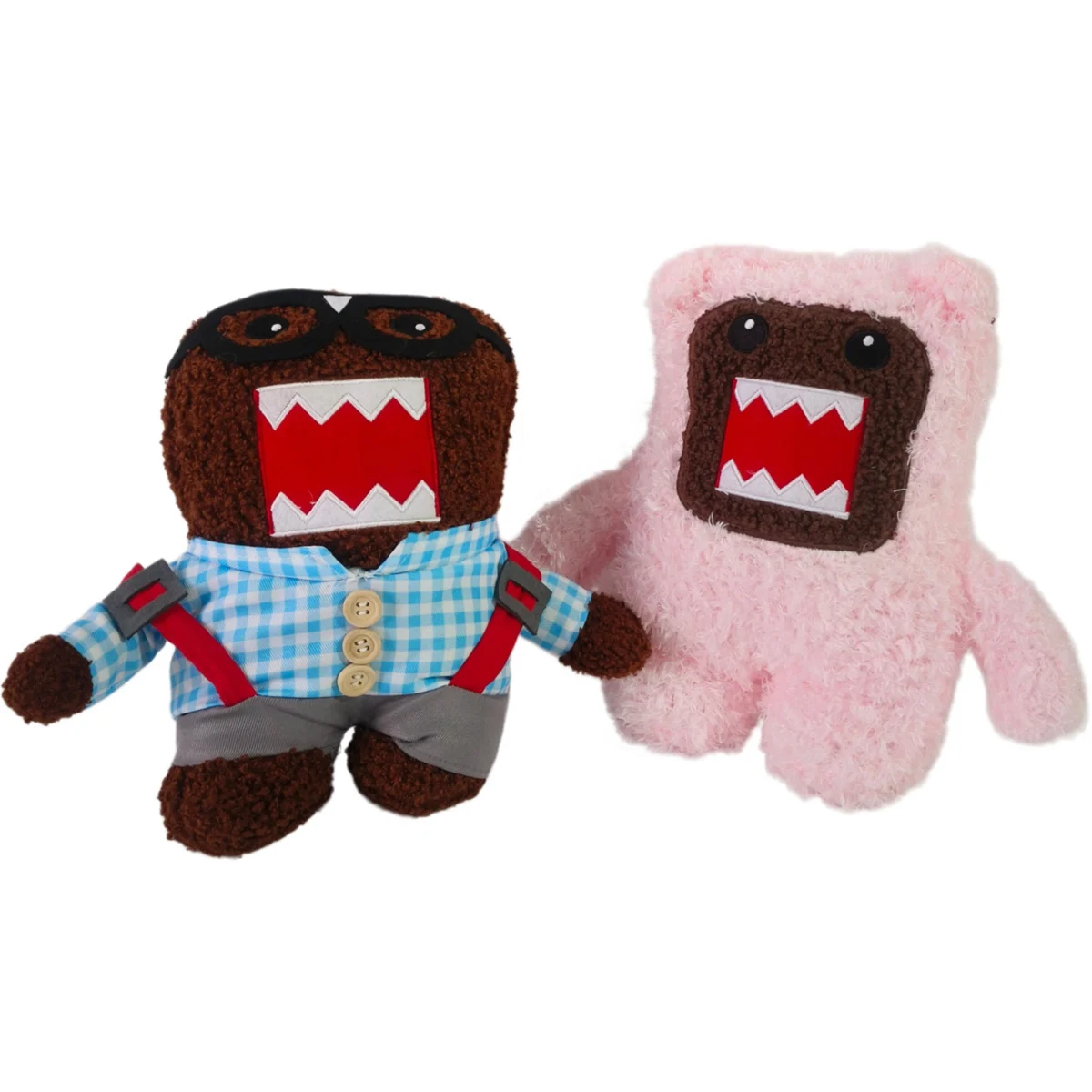 

Мягкие игрушки Kawaii Domo Kun: Забавные розовые плюшевые игрушки Домокун в одежде, мягкие набивные игрушки-животные