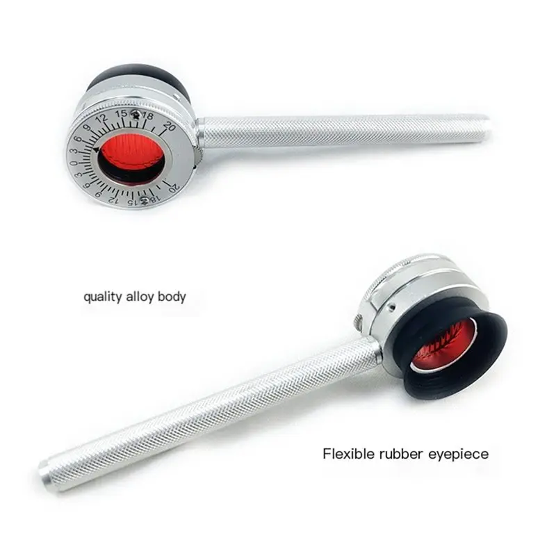 A74E-Strabismus Detector For Eye Position& Rod Test, 1 Set Occult Inclinometer Portable Ophthalmology Vision Screen For Pilots