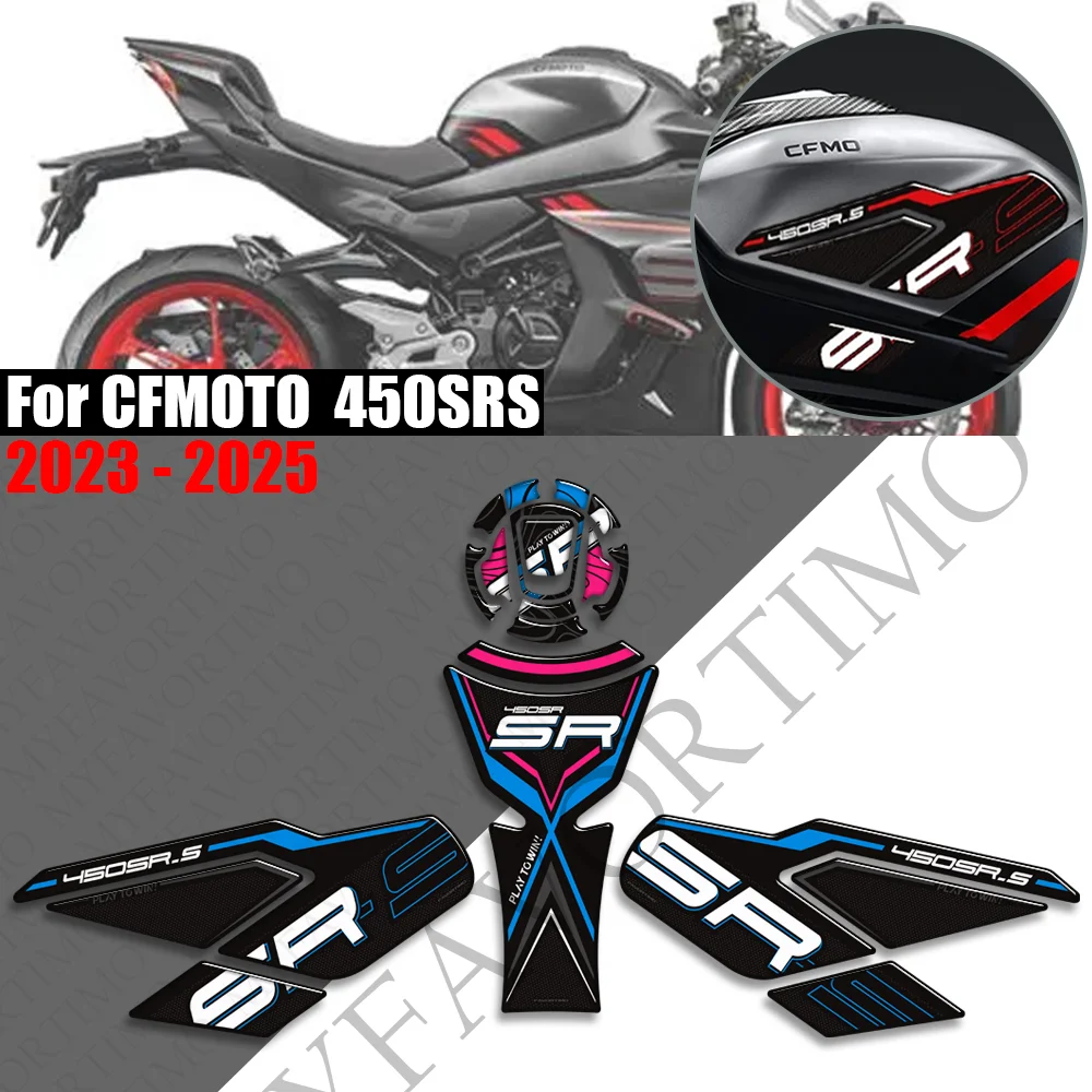 

For CFMOTO 450SRS 2023 2024 2025 Motorcycle Fuel Tank Pad Sticker Moto Epoxy resin Decals CF MOTO 450SRS CFMOTO450SRS