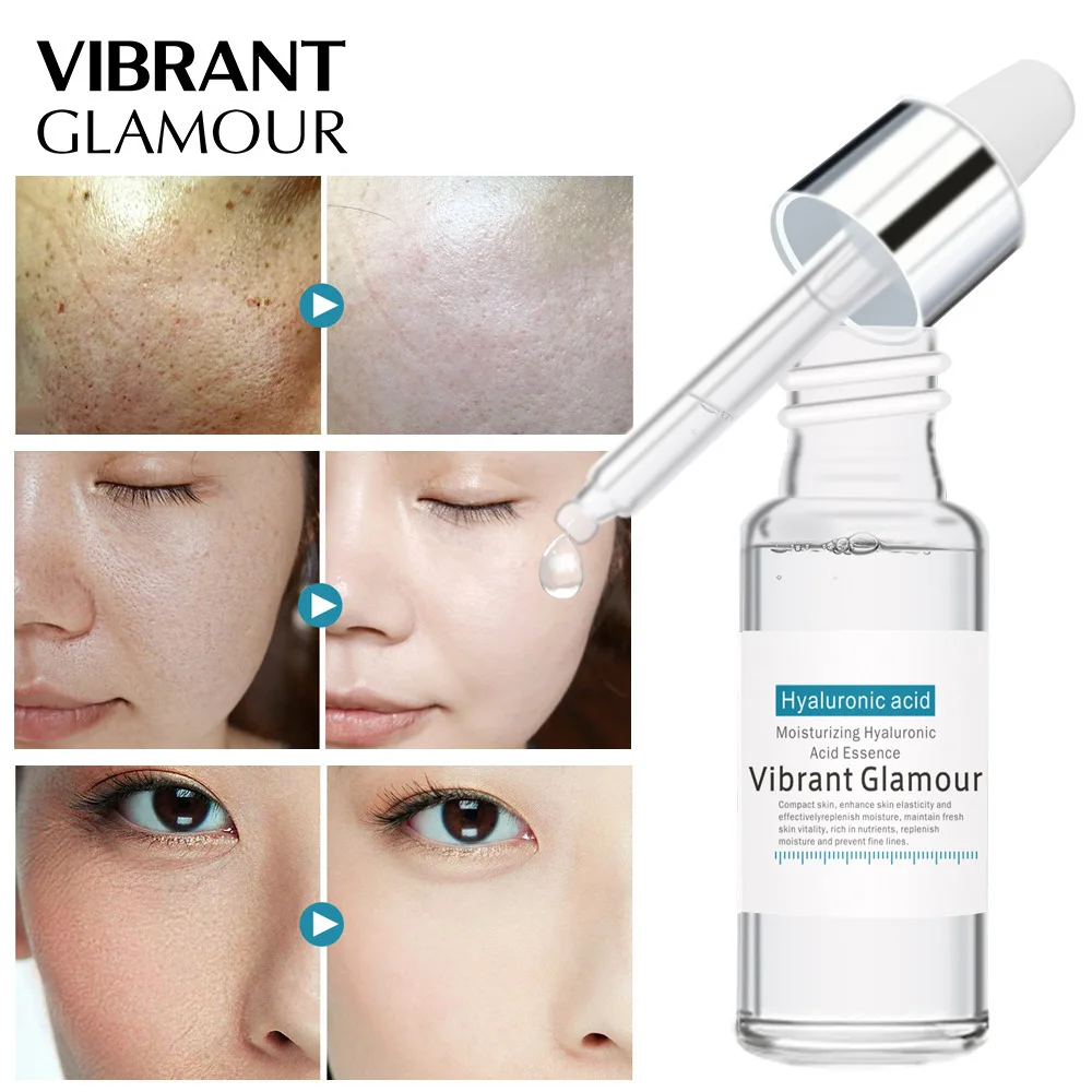 

VIBRANTGLAMOUR Hyaluronic Acid Serum 30ml – High Concentration Hydrating Lock Moisture Fine Lines Smoother Firming Brightening