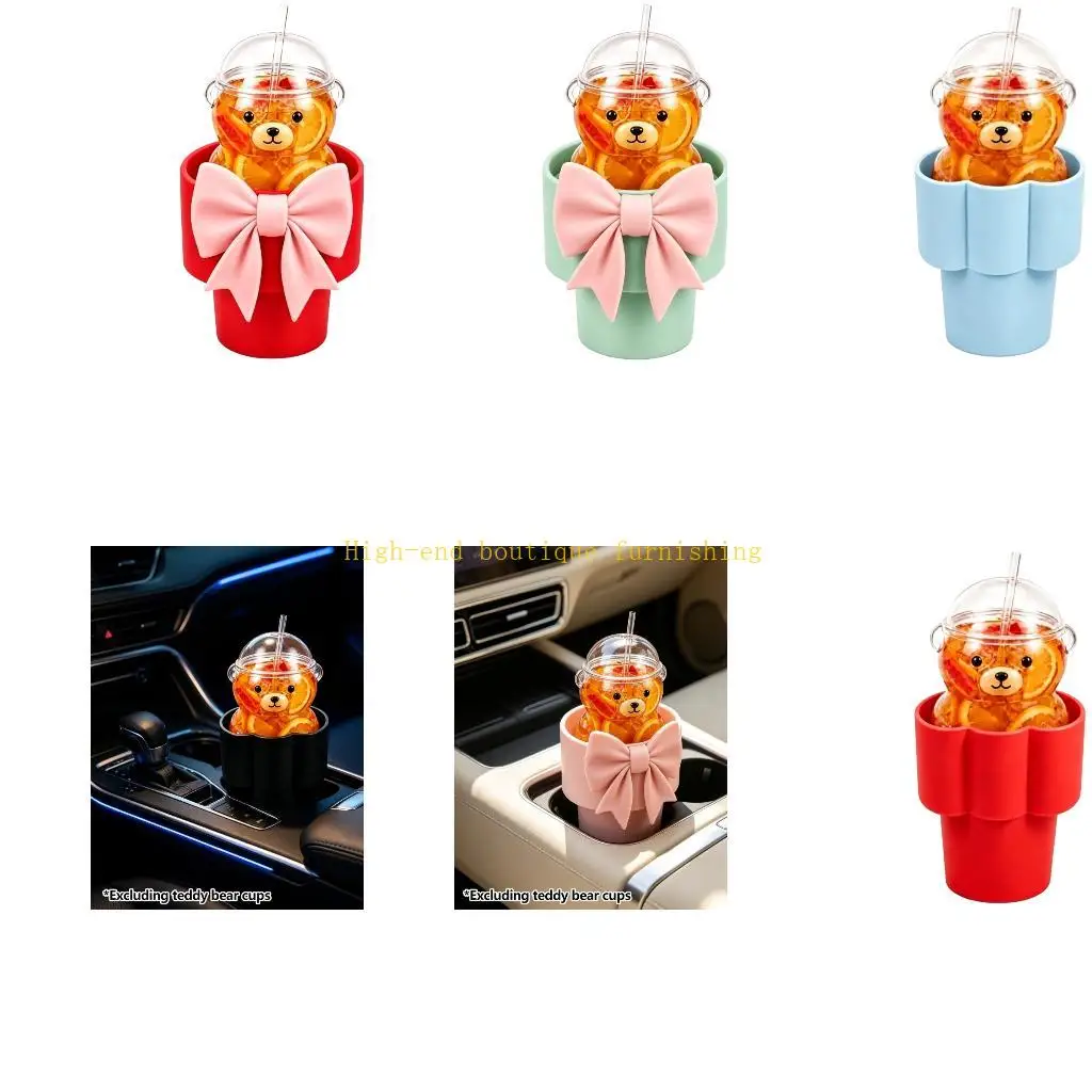 L9NB Desk or Vehicle Drink Cup Accent Holder with Wide Top Opening