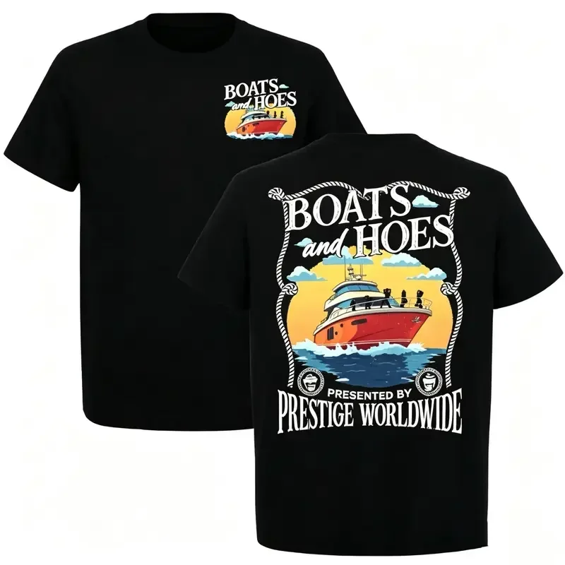 Step Brothers Boats and Hoes Movie Shirt – Vintage Retro Summer Classic Tee, Humorous Film Graphic T-Shirt, Casual Streetwear Unisex Top, Perfect Gift for Him, Men & Women, Funny Movie Fan Apparel, Summer Fashion