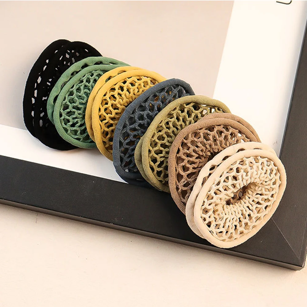 Fashion Solid Hollow Elastic Hair Band Headbands Elasticity Hair Tie Ponytail Scrunchies Sweet Women HairBands Hair Accessories