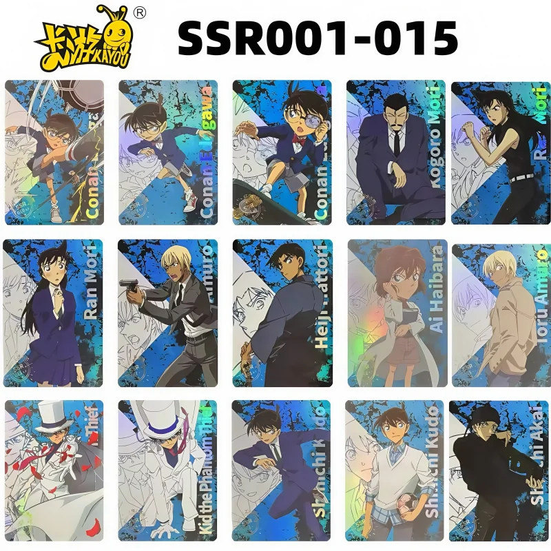 KA YOU Detective Conan Card Insight Package 1 Episode Mouri Ran Multicolor AR SR SSR UR  Card Reasoning Rare Collectible Cards