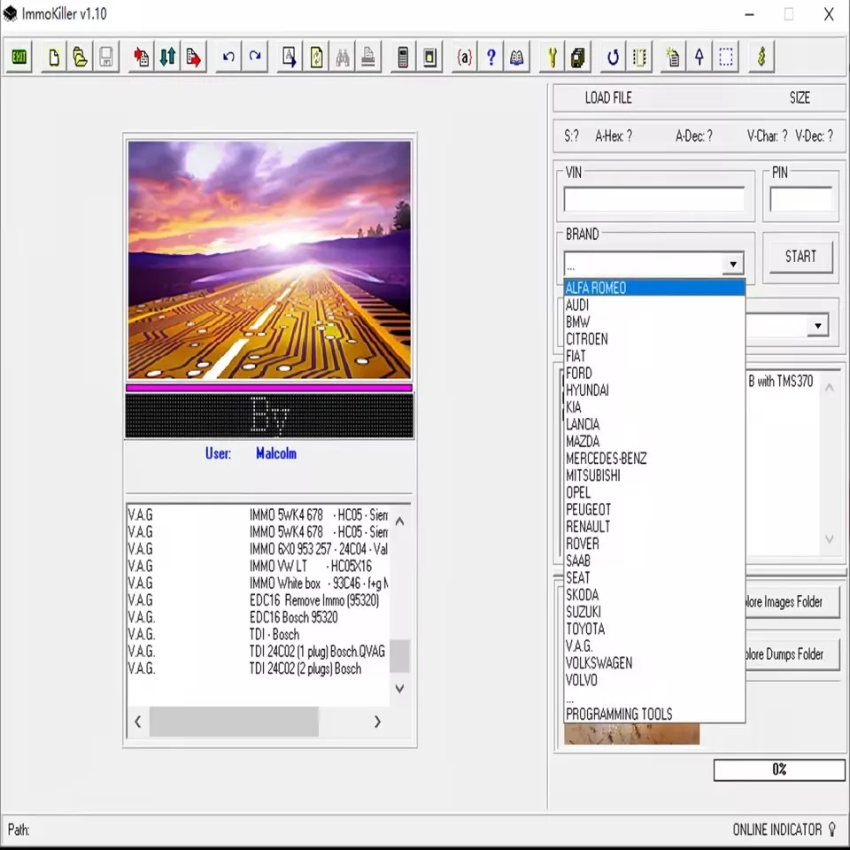 أحدث إصدار من أدوات السيارات ImmoKiller V1.10 IMMO off Software V1.1 ECU أداة مبرمج لإصلاح السيارات أداة تمرير منع الحركة #4
