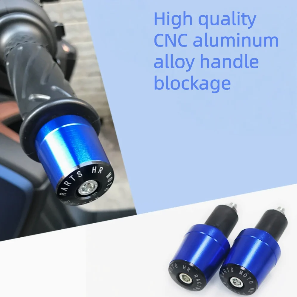 2pcs 7/8 CNC Aluminum Handlebar End Plugs Weights For Honda Yamaha Kawasaki Suzuki Universal Motorcycle Grips Cap Accessories image 2