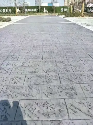 Cement Floor Art Anti-Slip Embossing Mold Retro Concrete Floor Embossing Tool Garden Building Paving Mold 60x30cm