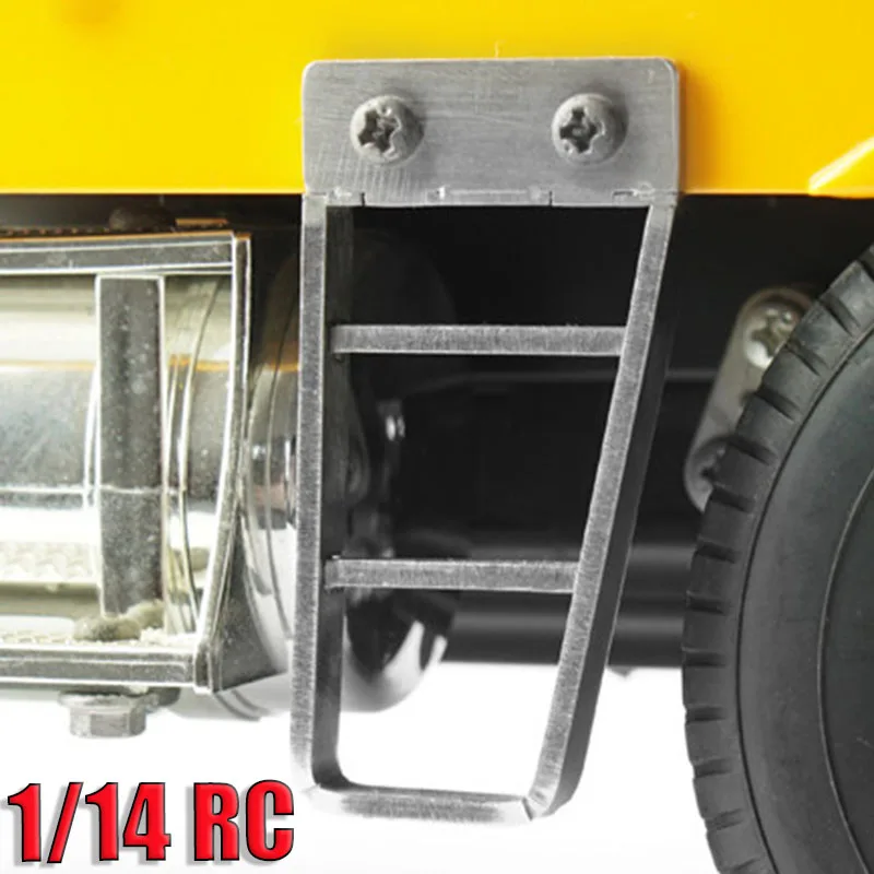 2pcs Metal Simulation Pedal Upgrade for 1/14 Tamiya RC Truck King Hauler 56344 56301 for Globe Liner 56304 LESU Car Accessories