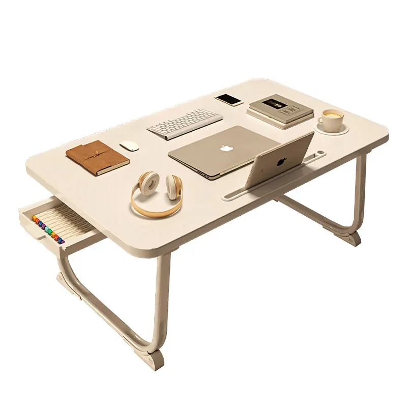 Bed Desk Folding Computer Table Small Table Simple Desk Home Student Study Dormitory Writing Table