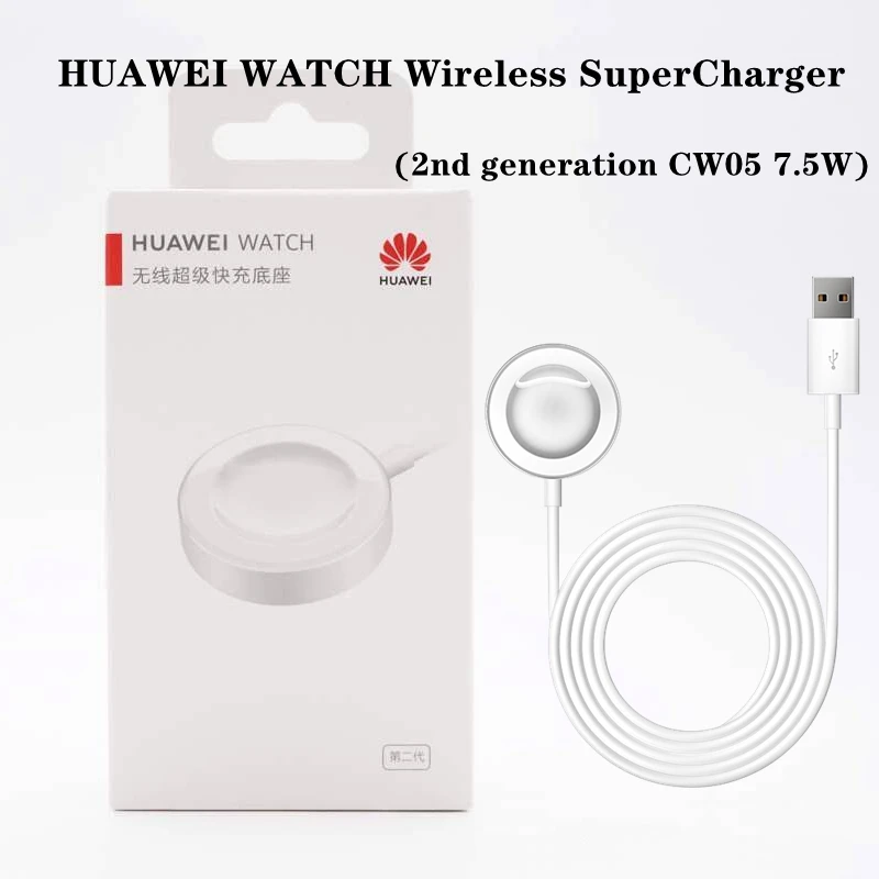 Carregador Sem Fio Original Huawei Watch Ultimate GT6 Pro para Huawei FIT 5 4 Pro/ D2 Watch 5 GT5 Pro, Dock de Carregamento CW05 7.5W