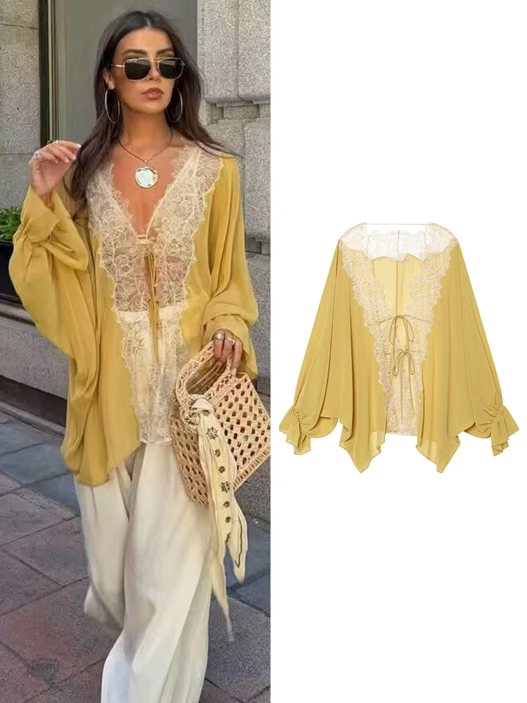 Elegant Oversize Women's Blouse