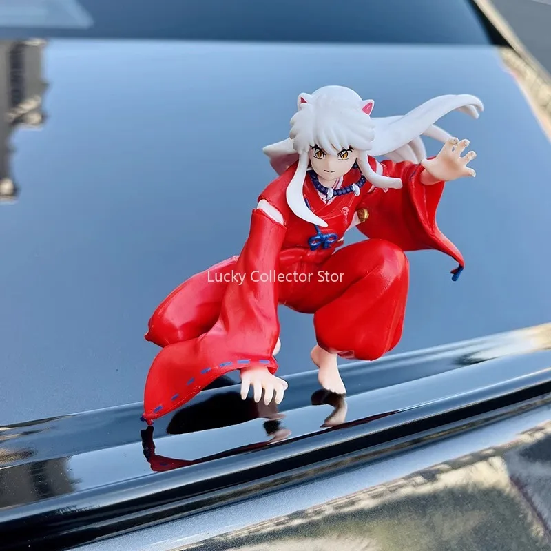 Japanese Anime Inuyasha Sesshomaru Figure Cartoon Doll Model Car Interior Decoration Ornaments Toy Collection Gift Spot