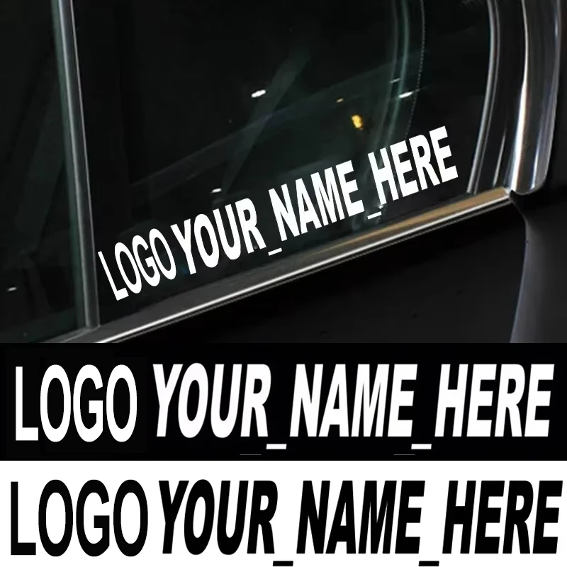 User Name Custom Personalized Vinyl Decals Motorcycle for Logo Needs Remarks Car Sticker