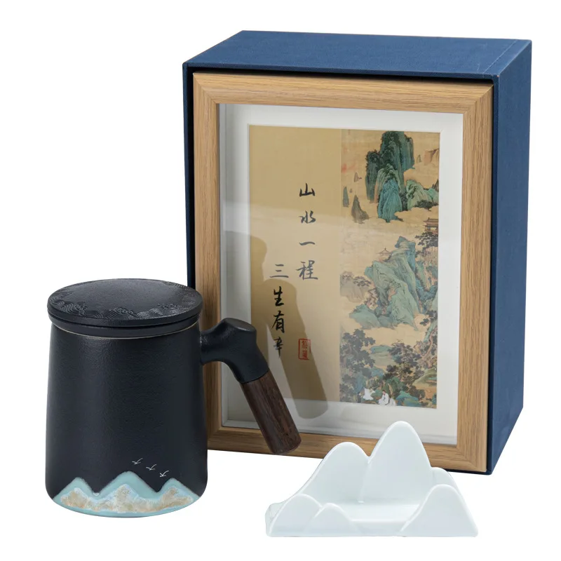 شركة Qianlijiangshan الاجتماع السنوي هدايا الأعمال مؤتمر العميل افتتاح الهدايا التذكارية للمعلمين