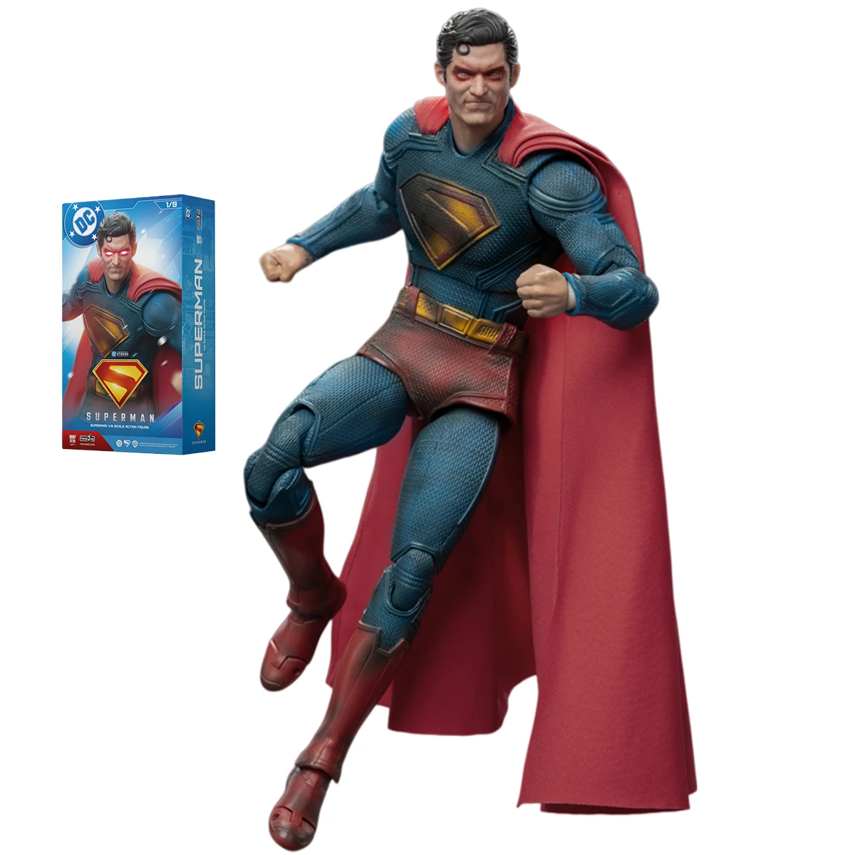 

HIPLAY Fondjoy DC Series DC1017B Battle-Damaged New Superman 1/9 Scale High Articulation Action Figure