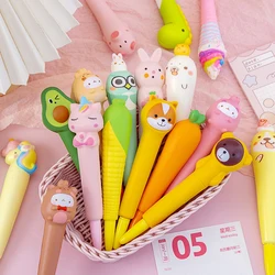 Novelty Cartoon Stress Relieve Gel Pen School Office Stationery Student Cartoon Signature Pen Squeeze Foam Pen Cute Stationery