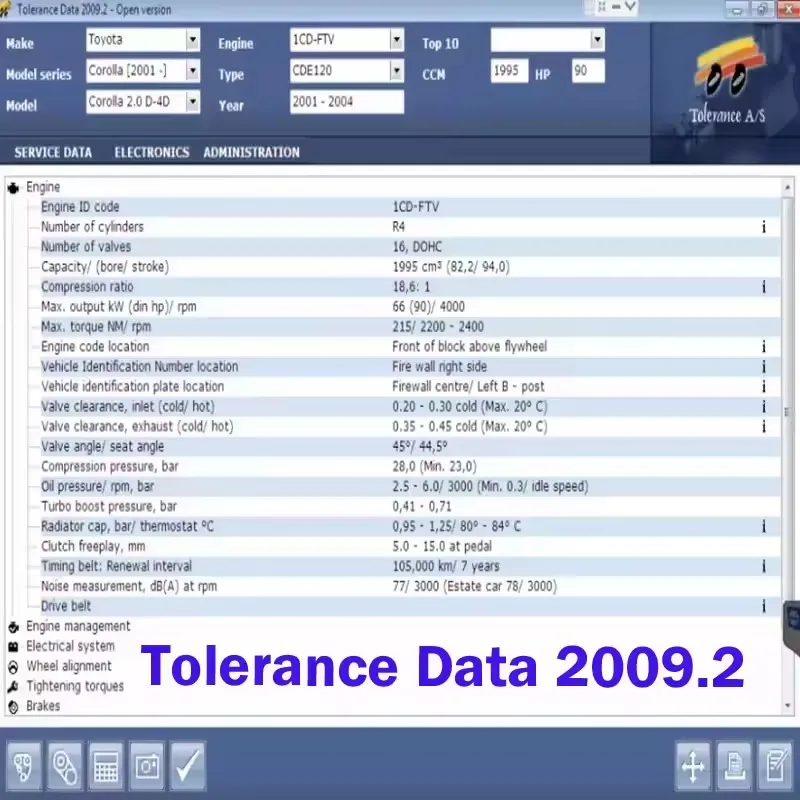 بيانات التسامح 2009.2 بيانات إصلاح السيارات مع Keygen 2009.2 تركيب غير محدود برنامج إصلاح السيارات رابط برنامج التشخيص