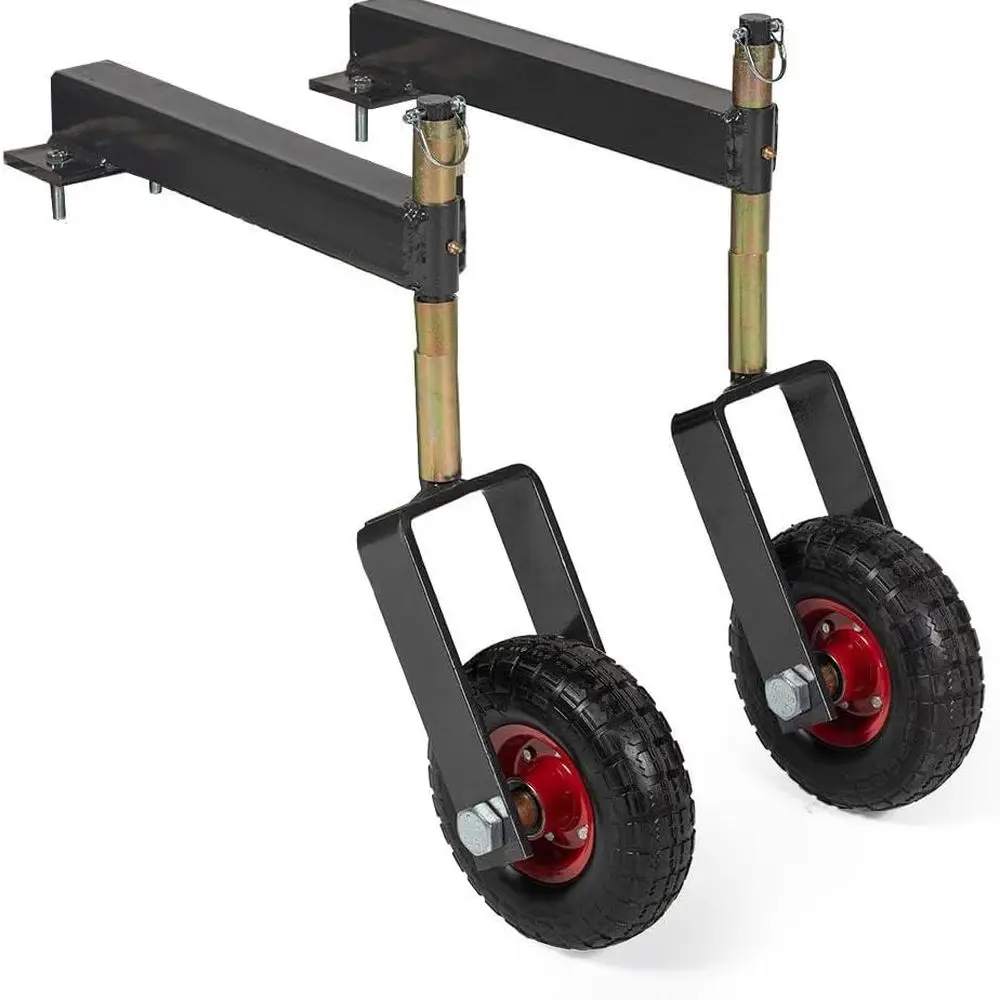 

Регулируемые 10 древесных грабли с 3 точками на болтах, пара колес для ландшафтных грабли