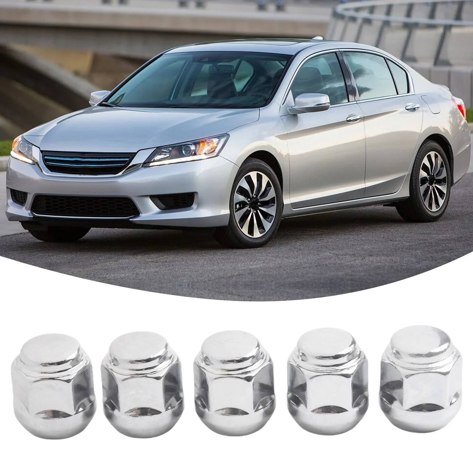 M12*1.5 Front & Rear Acorn Wheel Lug Nut For Honda For Civic For CR-V For Accor…