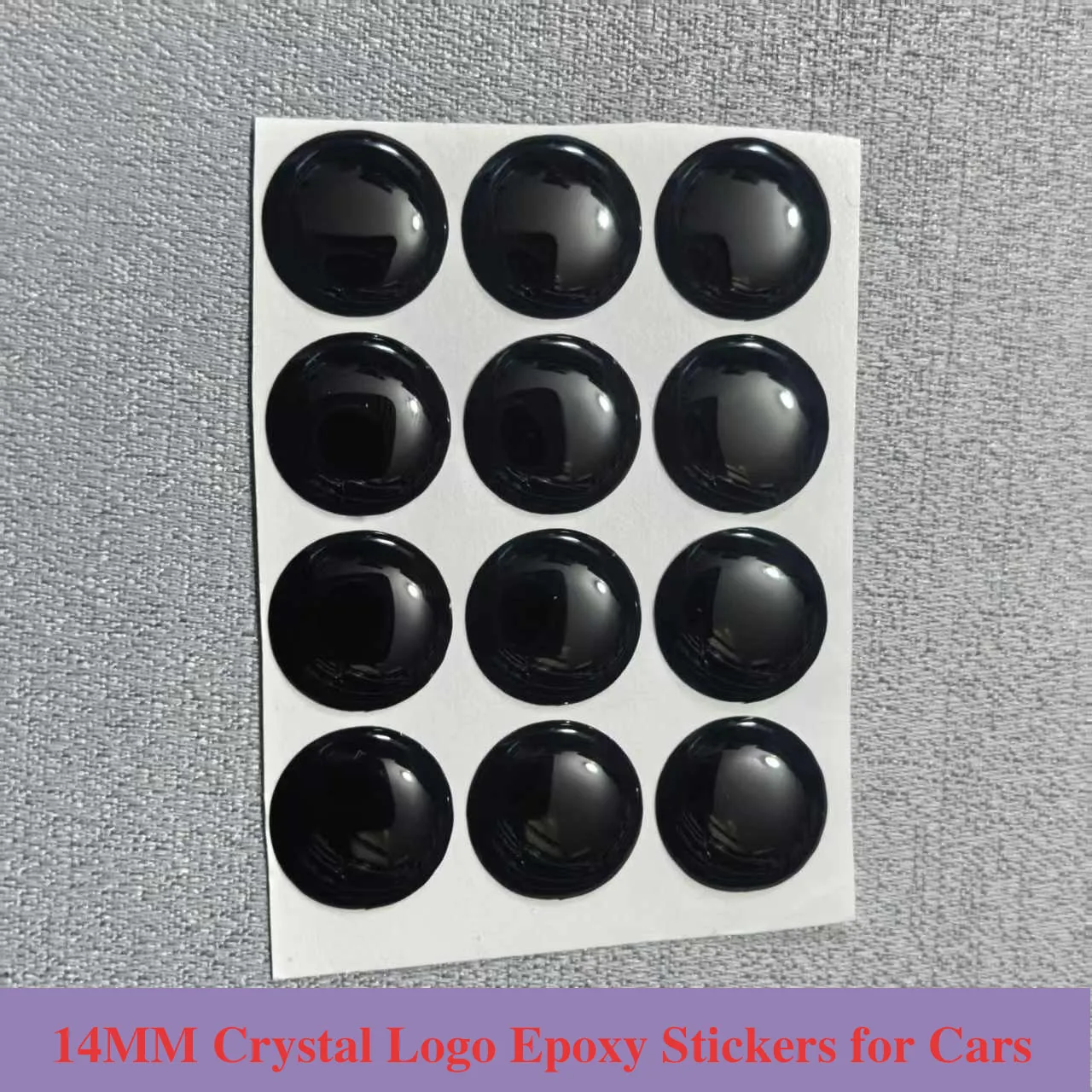 

50Pcs 14MM Crystal Logo Epoxy Stickers for B-ENZ B-MW F-ord To-yota Ni-ssan KEY-DIY KD XHO-RSE VV-DI Car Remote Control Key