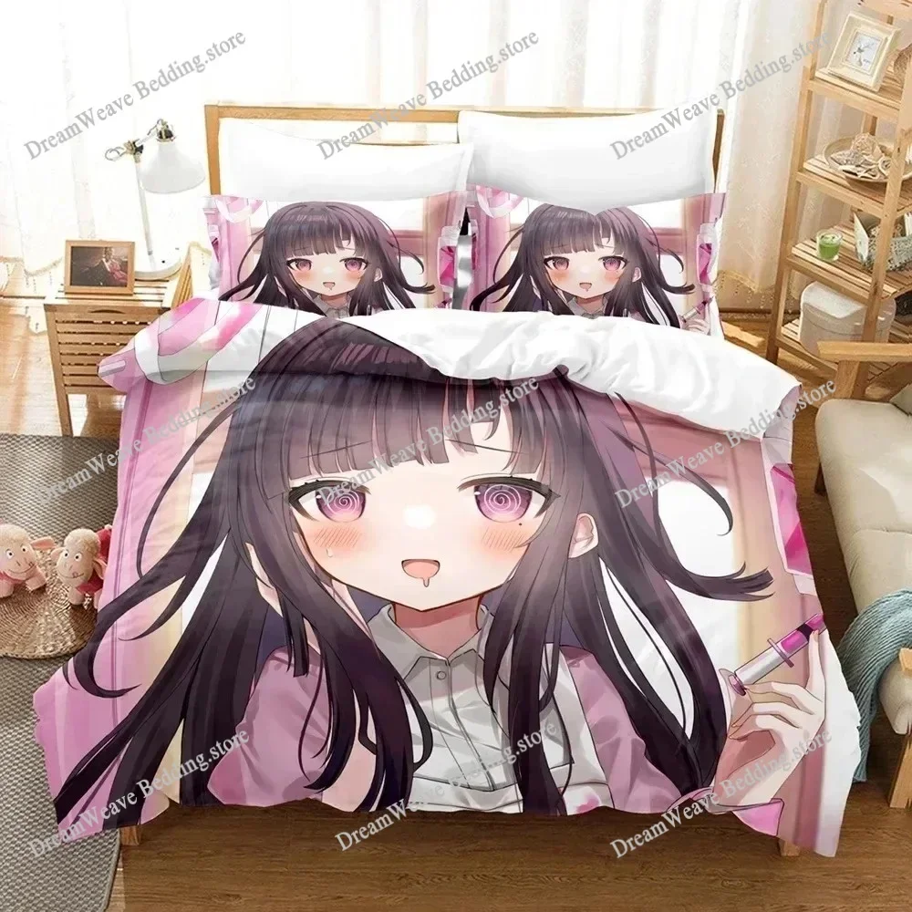

Anime Danganronpa Bedding Set,Duvet Cover Set Comforter Pillowcase,King Queen Twin Size Quilt Cover for Boys Girls Adults963963
