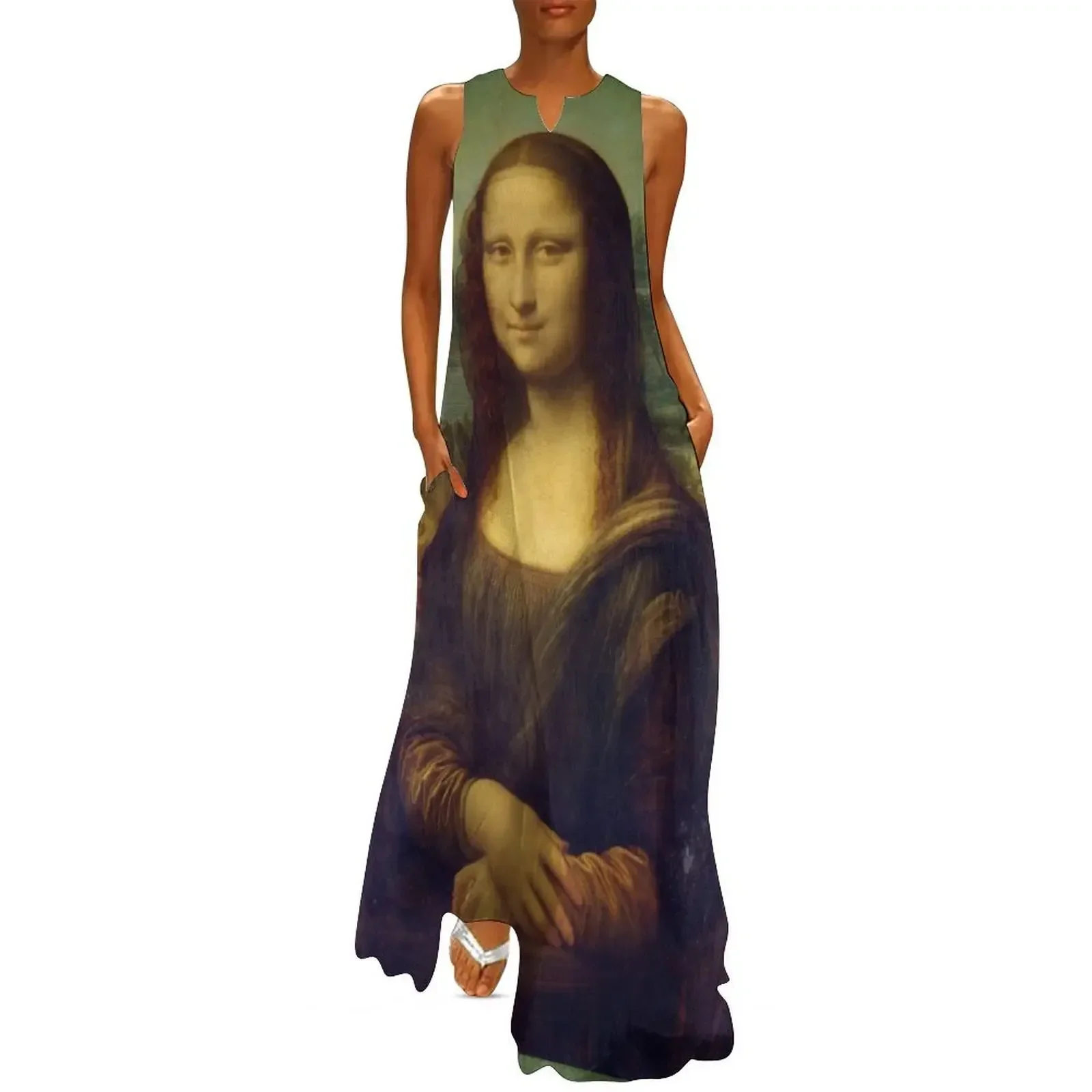 

Mona Lisa - Leonardo da Vinci Long Dress Dress for girls Dress woman clothes for women