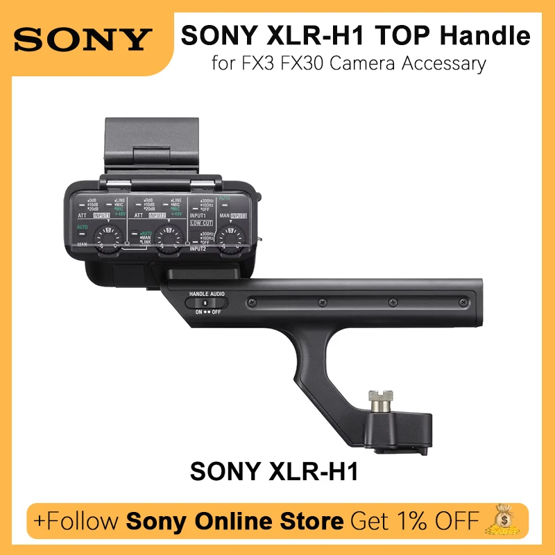 SONY FX30 Handle XLR-H1 XLR Top Handle for FX3 FX30 Sony Camera Accessories XLR Handle Unit XLR-H1