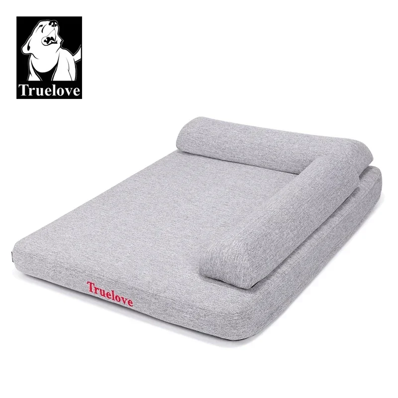 TRUELOVE Pet Bed Comfort Mattress Hidden Zipper For Easy Removal Linen Comfort Fabric High-density memory foam pillow TLX1211