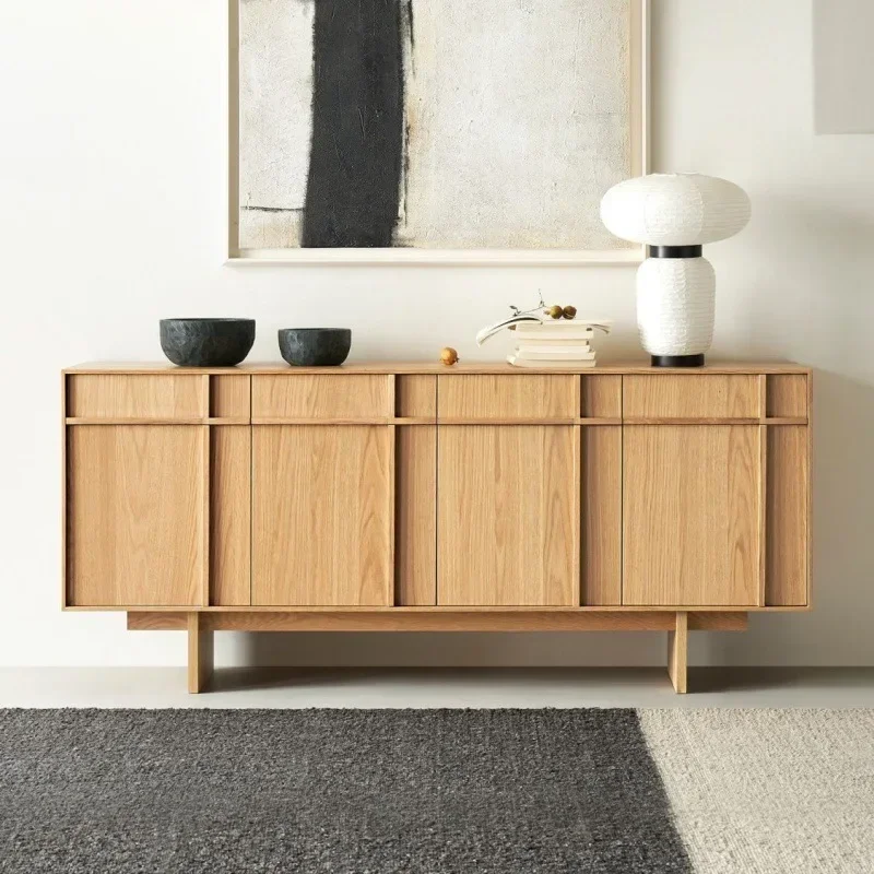 Nordic Storage Sideboard Display Wooden Buffet Accent Console Table Modern Kitchen Cabinet Mueble Para Cocina Home Furniture