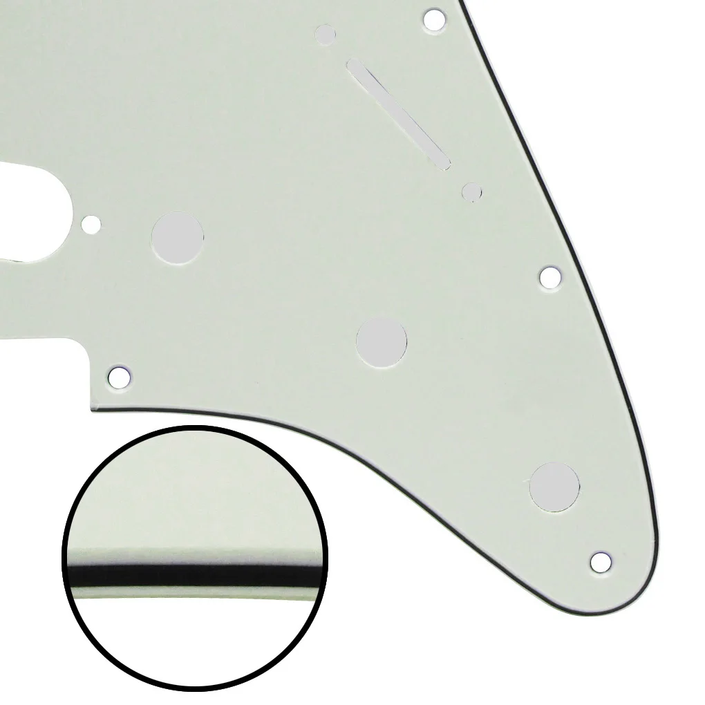FLEOR SSS 11-Loch-Gitarren-Schlagbrett ST-Kratzplatte mit Schrauben für Gitarrenzubehör, 13 Farben zur Auswahl – Detail 28