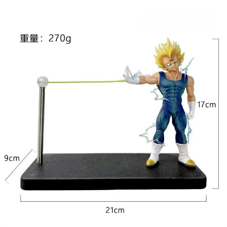 Vegeta Super Saiyan luz nocturna magnética Dragon Ball Z figura de Anime niños regalo de cumpleaños de Navidad estudio Goku luz ambiental ‌