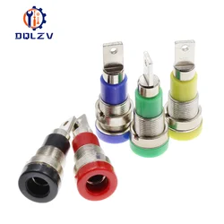 4MM Banana Female Jack Socket Connector Banana Binding Post Panel Mount Adapter