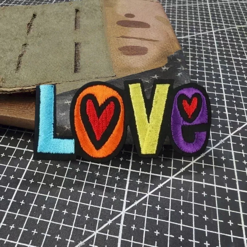 LOVE Embroidery English Letter Cross-border Embroidery Cloth Sticker Computer Label Fashion Hat Clothing Decoration