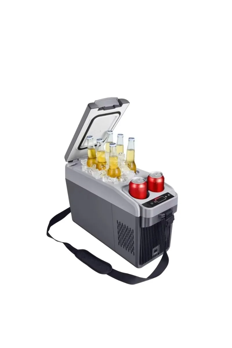 مبرد سيارة محمول سعة 18 لترًا مع تيار مستمر 12/24 فولت، ثلاجة صغيرة حرارية شخصية 12 فولت للسيارة والمركبات الترفيهية واستخدام التخييم
