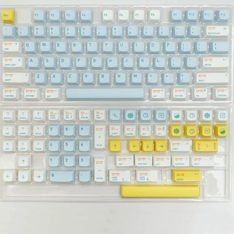 

83CE 135Key Shallow Dream XDA Profile Keycap PBT Dye Sublimation Keycap for Switches