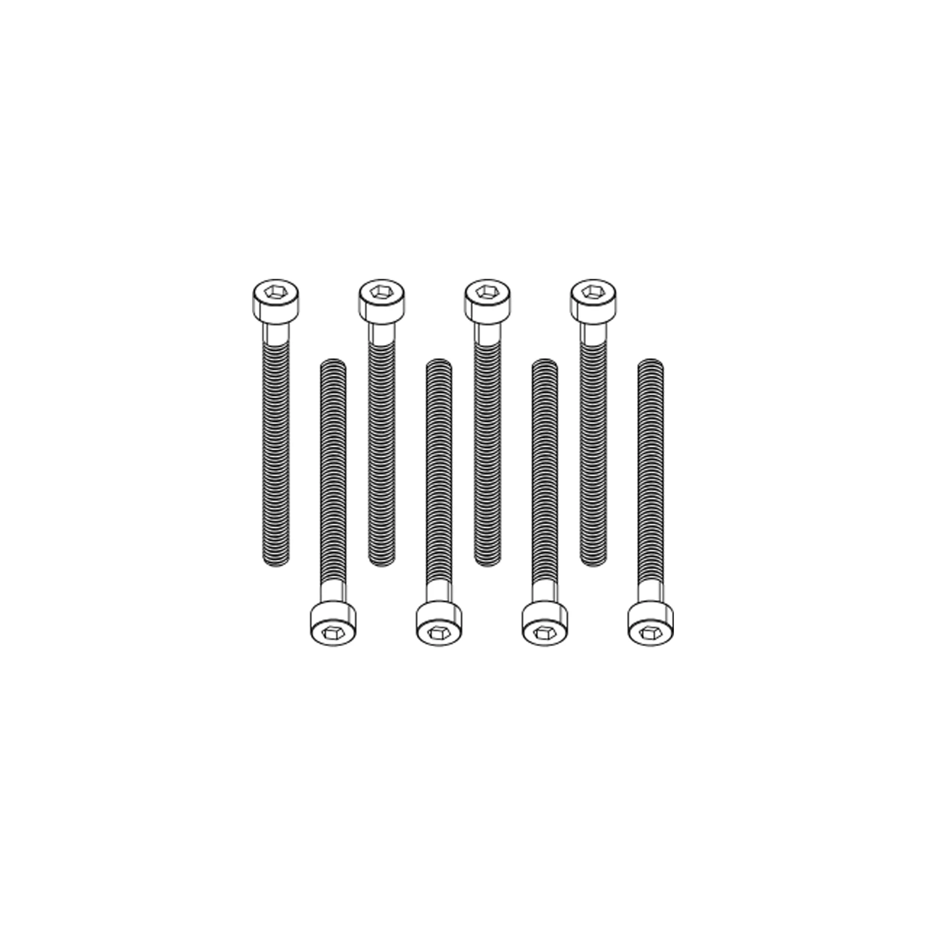 N517C-M10122 Hex Socket Cylindrical Head Cap Screw Bolt