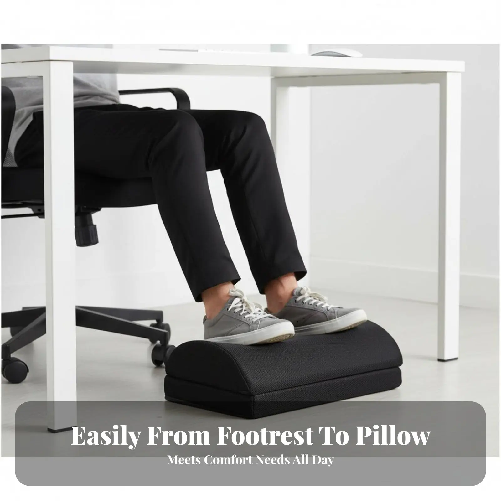

Наклонная подставка для ног: улучшение осанки, мягкая подушка, долговечность – для детей, геймеров, использования под столом, в учебной комнате