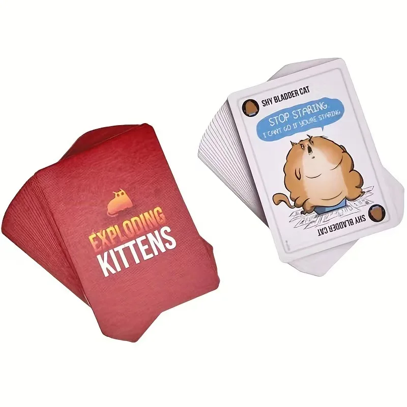 Explosive Kittens: A card game about kittens, explosions, and sometimes goats,