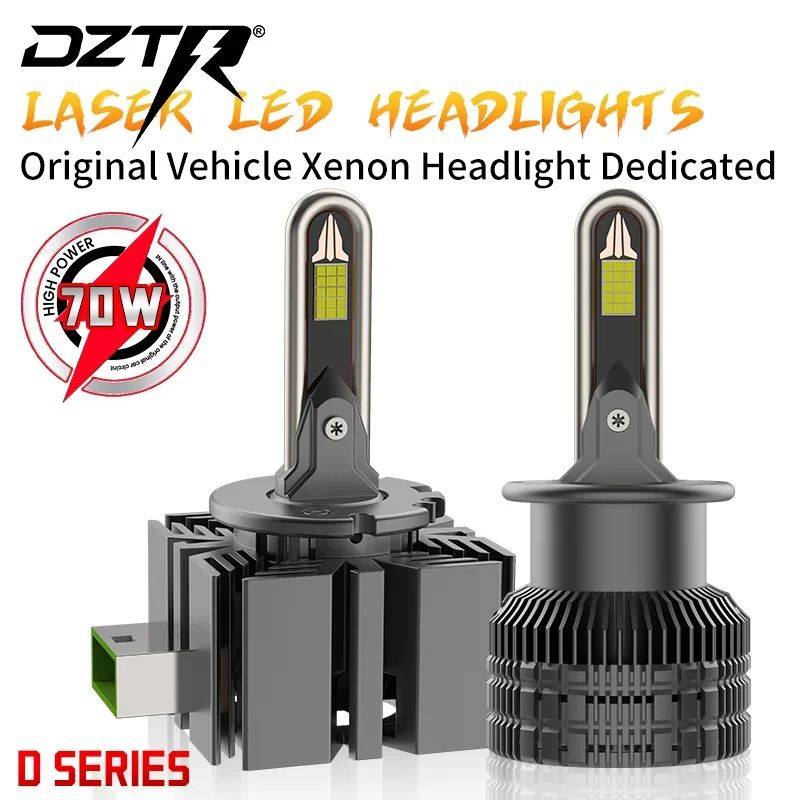 

Светодиодные фары DZTR D Series D3S 70W 30pc CSP Canbus; 1:1 HID D1S D2S D4S D5S D8S D2R D4R 30000LM Автомобильная ксеноновая лампа 1:1 размера
