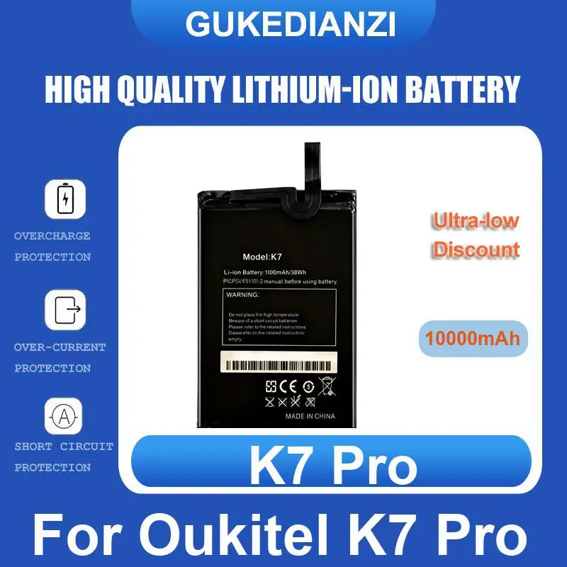 Battery For Oukitel WP27 S117 U22 K7 Power C17 pro C10 K15 Plus WP5000 pro/S70 C25 IIIF150 Air 1 Air1 WP23 U2 U7 U20 U15 MIX 2