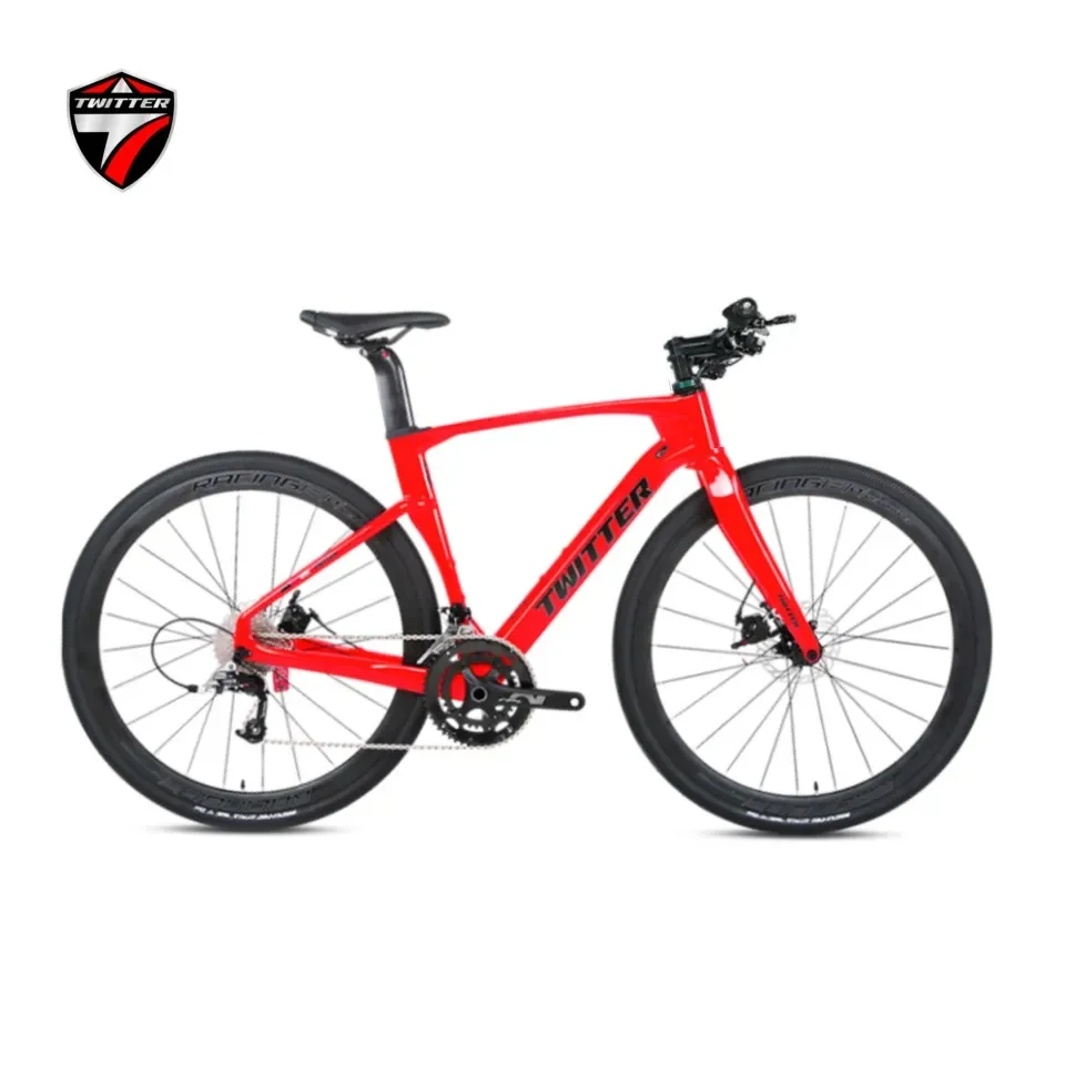 تويتر GRAVEL-V3 عجلة الذروة EDS راديو متغير 13 سرعة مقود مسطح كامل ألياف الكربون الحصى الطريق دراجة قرص هيدروليكي الفرامل