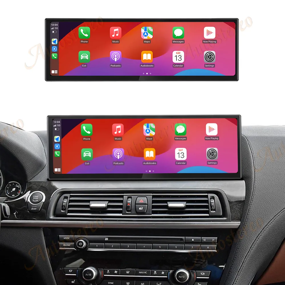 ID8 14.9 Inch Android 14 Screen Carplay For BMW 6 Series F06 2009-2017 Car Multimedia Player GPS Navigation Car Radio Media