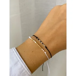 Matching Morse code bracelets