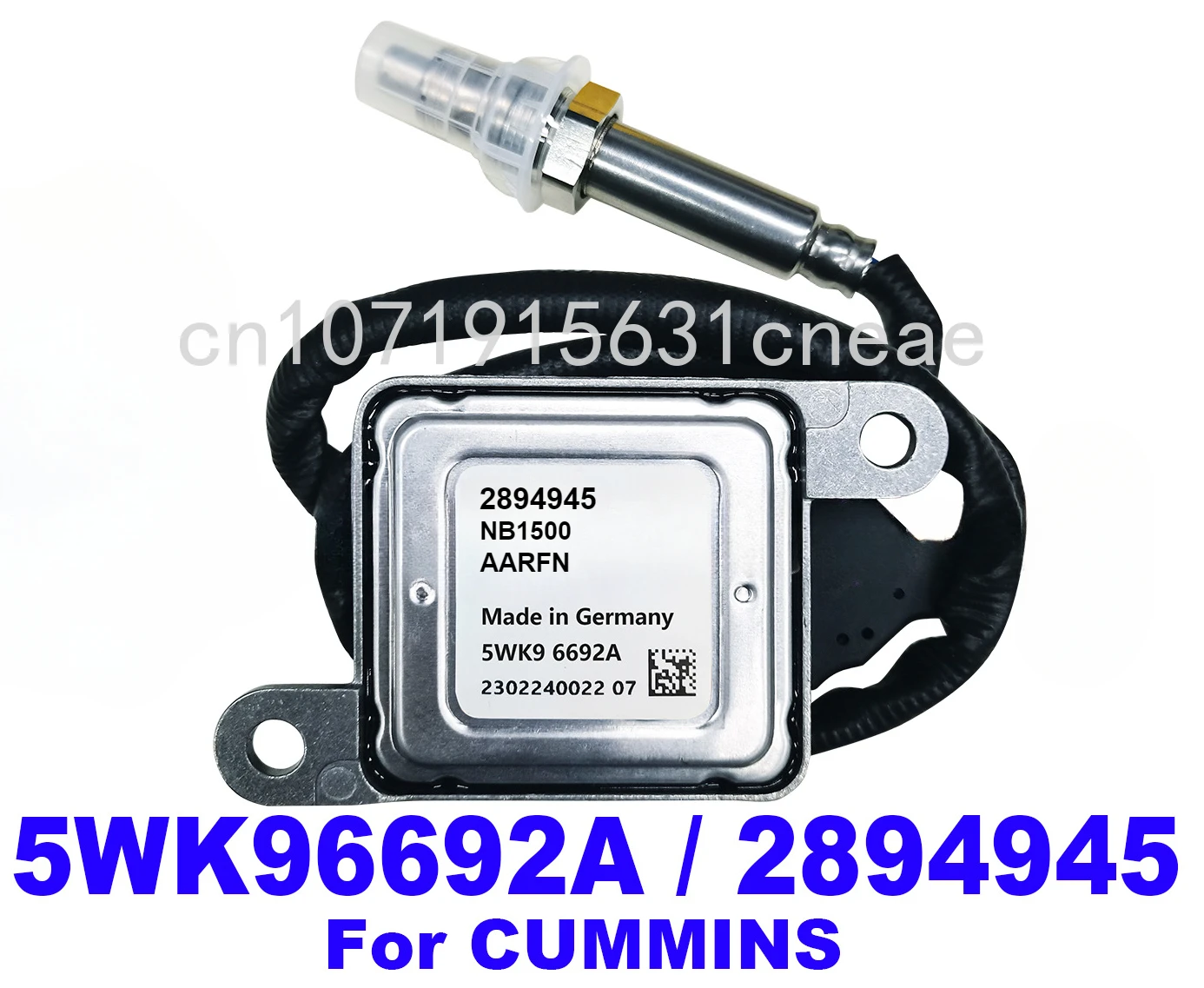 5WK96692A 2894945 Nitrogen Oxide Nox Sensor 5WK9 6692A for Cummins